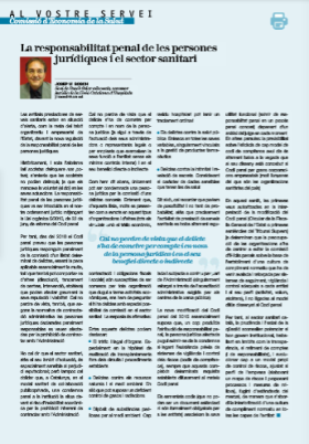 Revista Tècnica de les Comissions i Grups de Treball del Col·legi d\'Economistes de Catalunya, Josep Maria Bosch