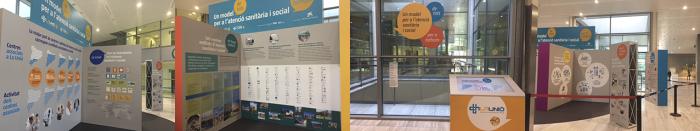 exposició Un model de tots per a l\'atenció sanitària i social per a tothom, tira d\'imatges